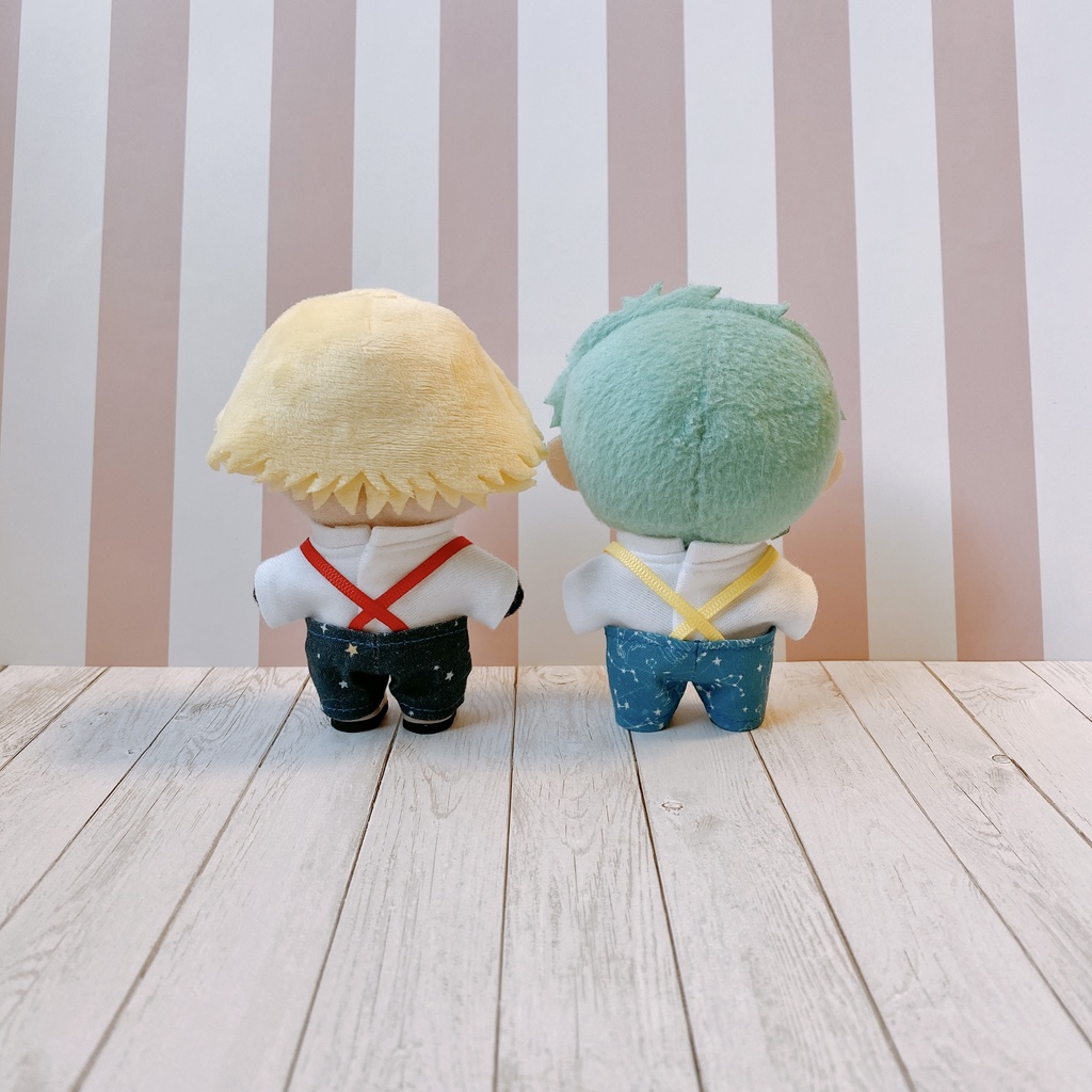 星のサスペンダーパンツセット(12cmぬい用)