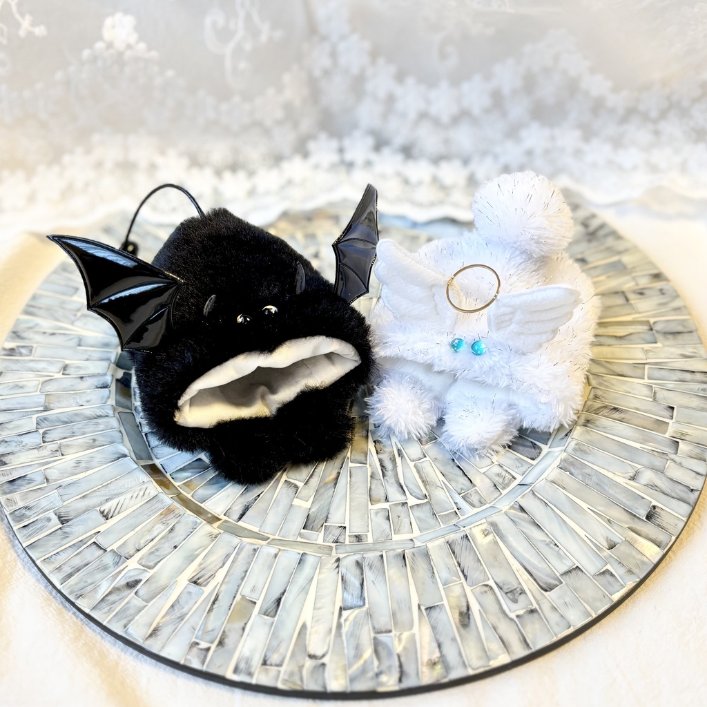 こあくまちゃんとこてんしちゃん（くろとしろ）着ぐるみ