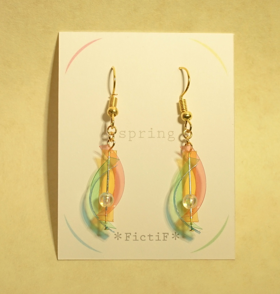 四季彩の耳飾り【春】