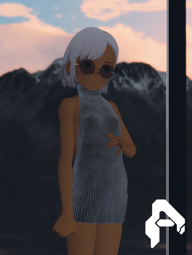 [Cygnet] Open-back sweater for Vrchat