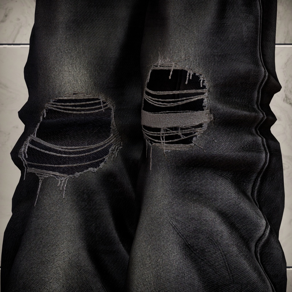 【6アバター対応】Ripped Jeans - ✨2nd Batch released✨ [More avatar support planned] 缩略图 9