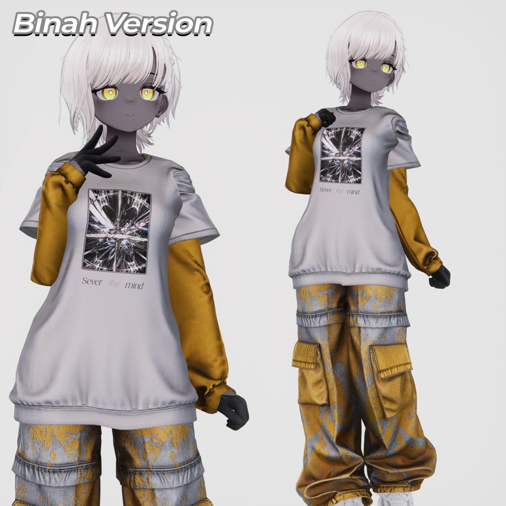 【6アバター対応】Overtee Denim