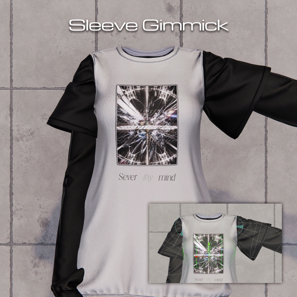 【6アバター対応】Overtee Denim