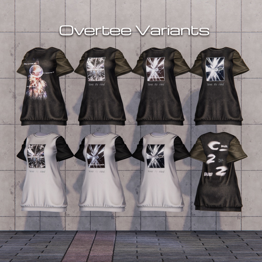 【6アバター対応】Overtee Denim