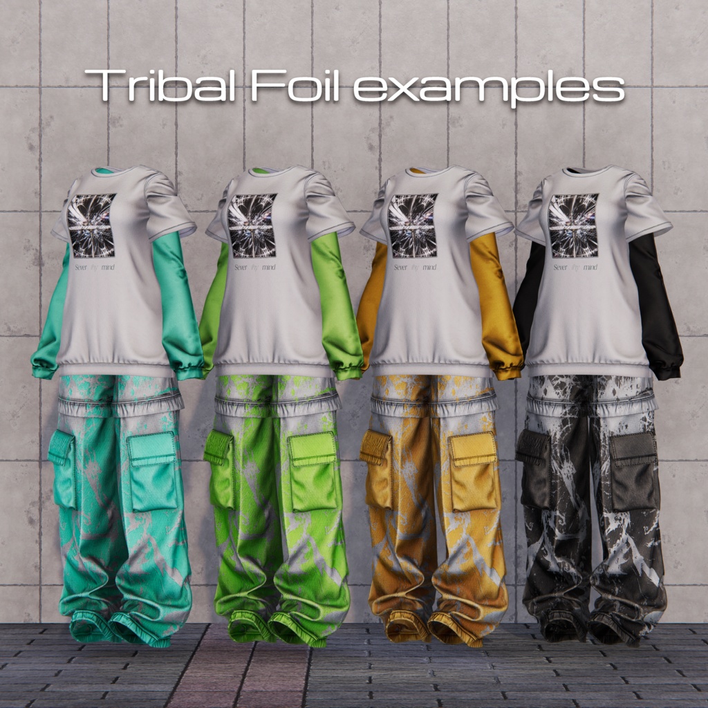 【6アバター対応】Overtee Denim