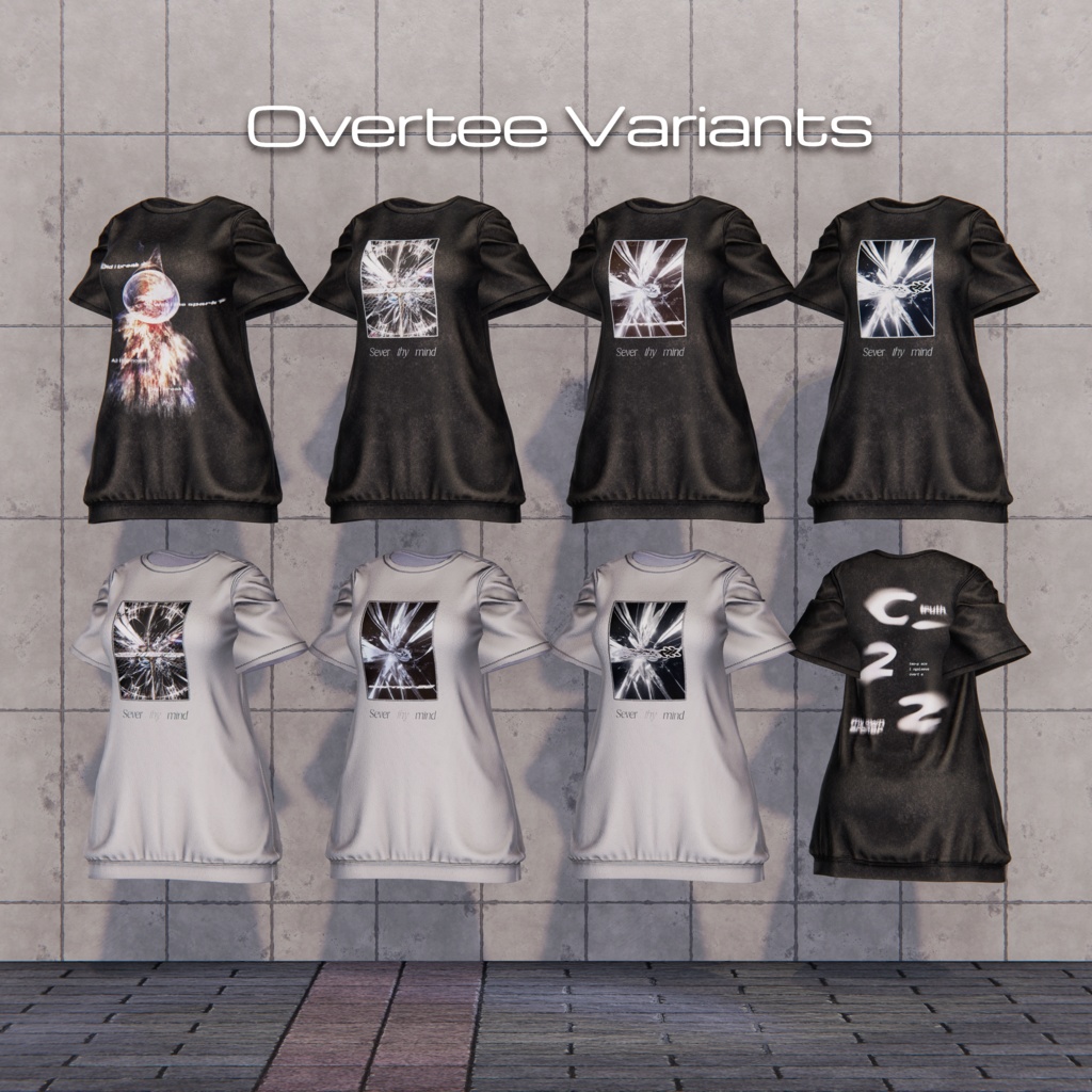 【6アバター対応】Overtee Denim