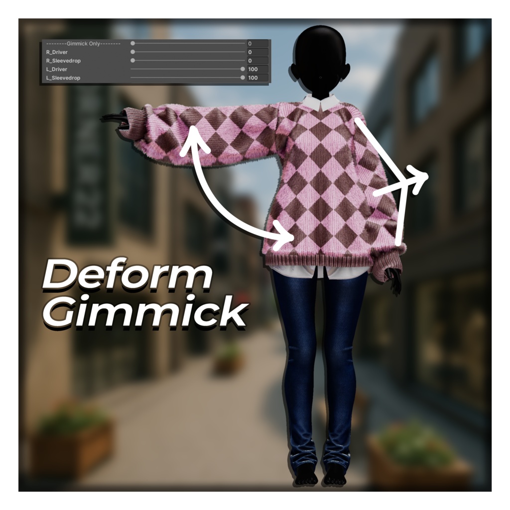 【9アバター対応】SeoulimKnit [Slim jeans - baggy knit sweater] 缩略图 17