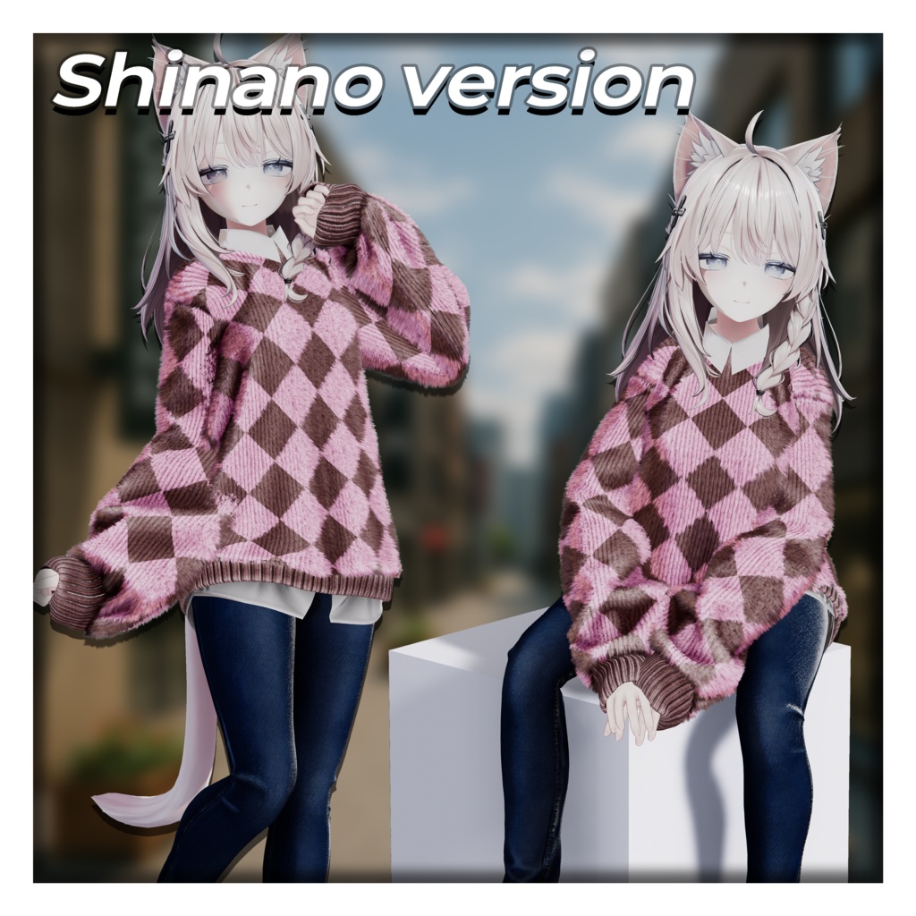 【9アバター対応】SeoulimKnit [Slim jeans - baggy knit sweater] 缩略图 13