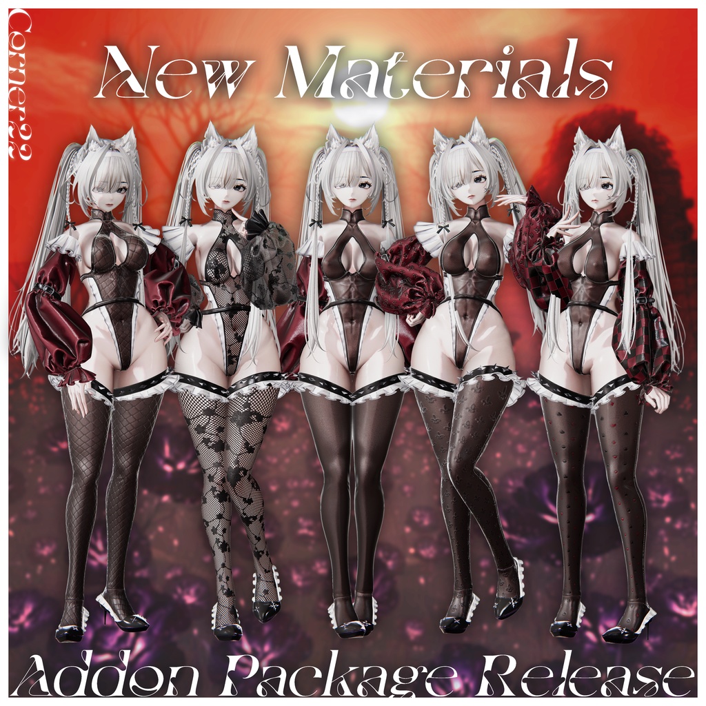 Free Addon Package Released【10アバター対応】Velatria「ヴェラトリア」