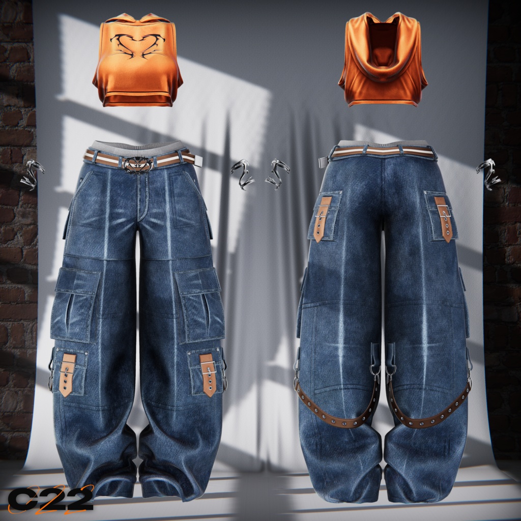 🎄SALE🎄【5アバター対応】DRIFTLINE - GRUNGE Y2K / TECH