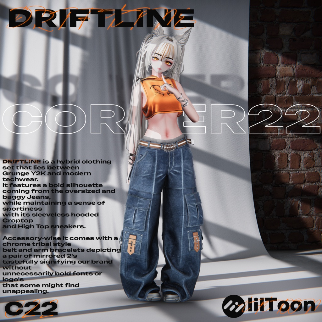 🎄SALE🎄【5アバター対応】DRIFTLINE - GRUNGE Y2K / TECH