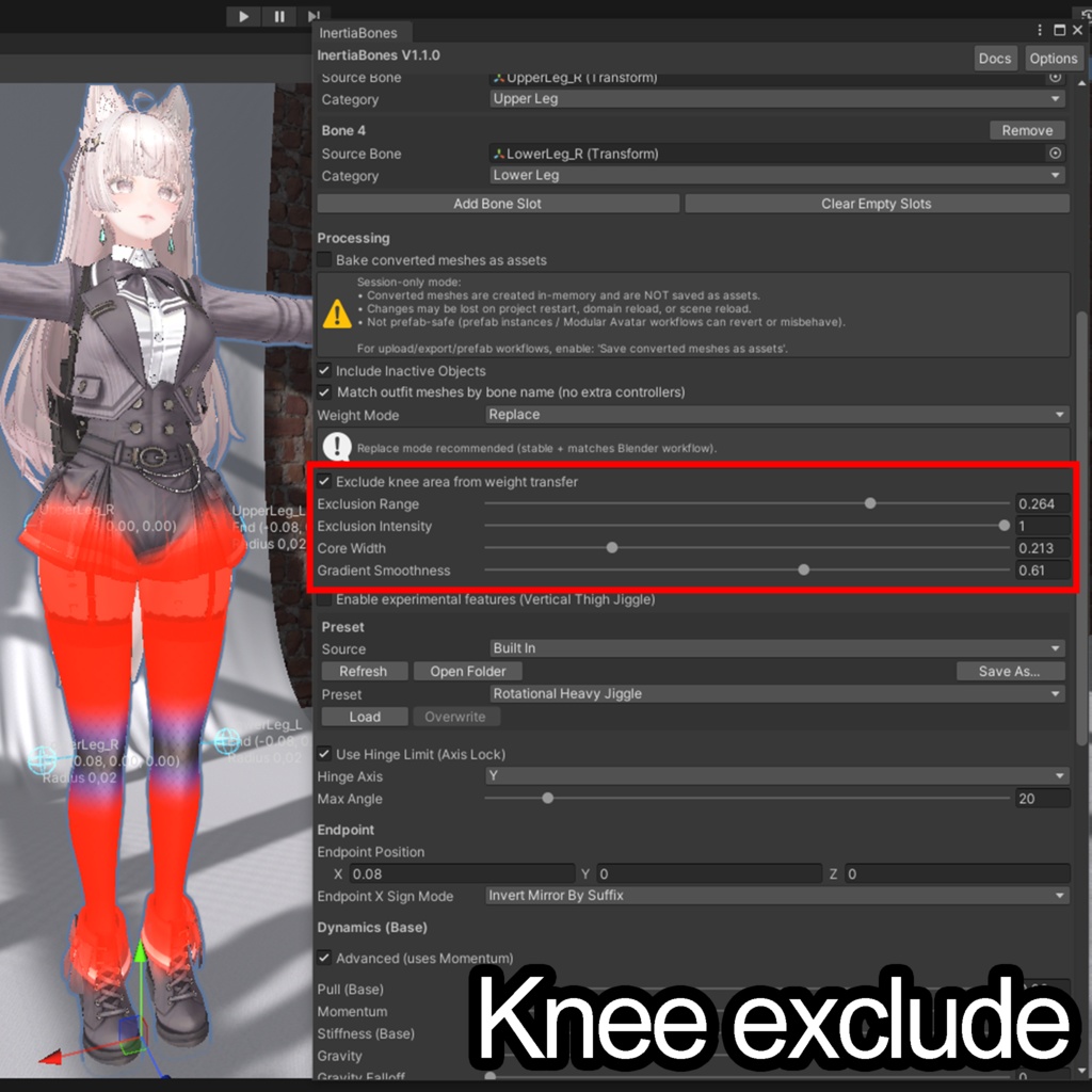 InertiaBones (V1.1.1) - PhysBone Jiggle Tool (Rotational / Vertical)