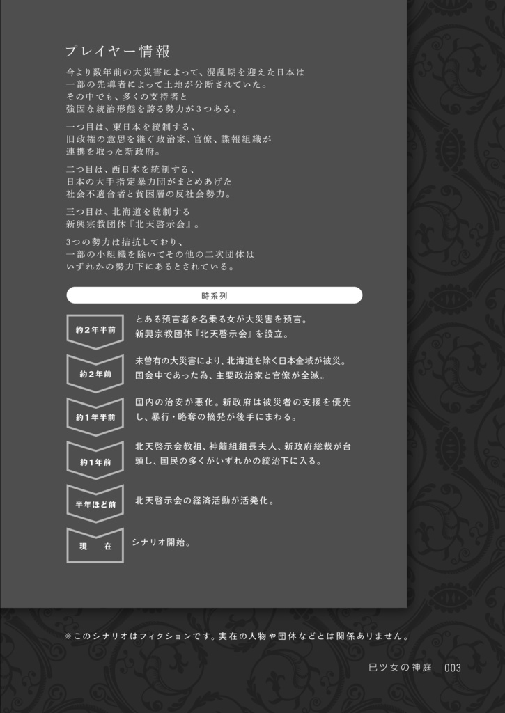 【CoC】巳ツ女の神庭【SPLL:E192092】