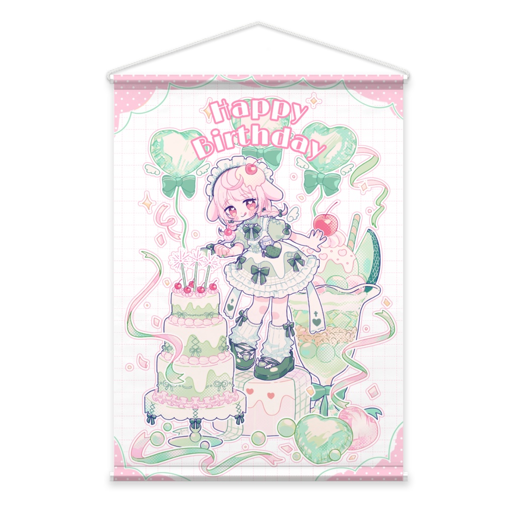 心花ててぃ誕生日2025タペストリー①
