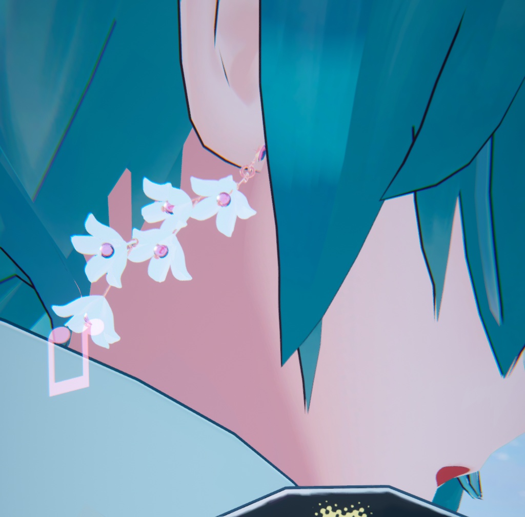 【PB対応】 VRChat用 アクセサリー イヤリング