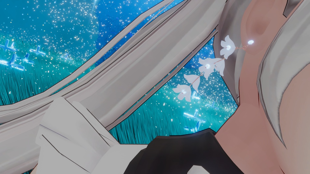 【PB対応】 VRChat用 アクセサリー イヤリング