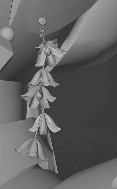 【PB対応】 VRChat用 アクセサリー イヤリング