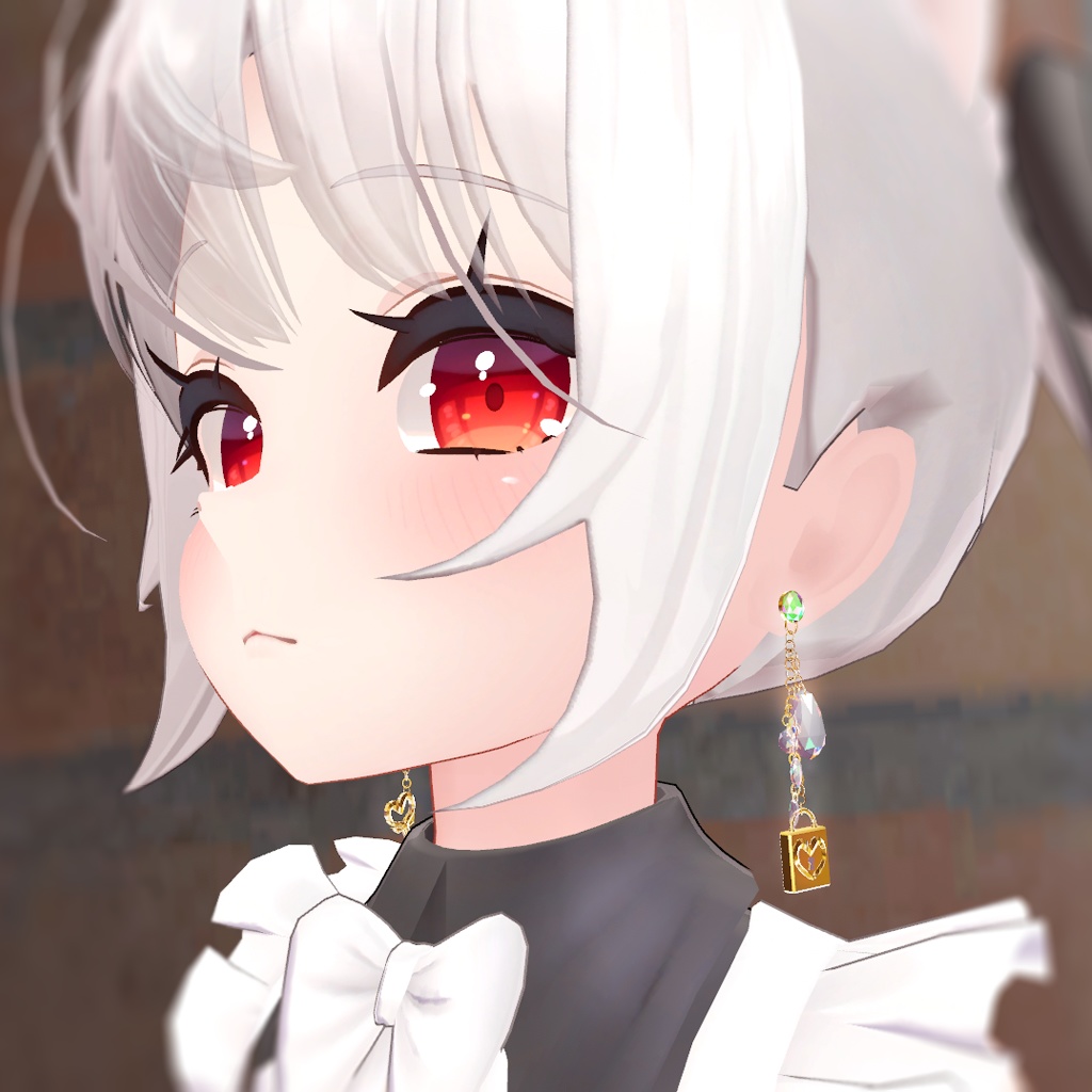 【PB対応】 VRChat用 アクセサリー イヤリング