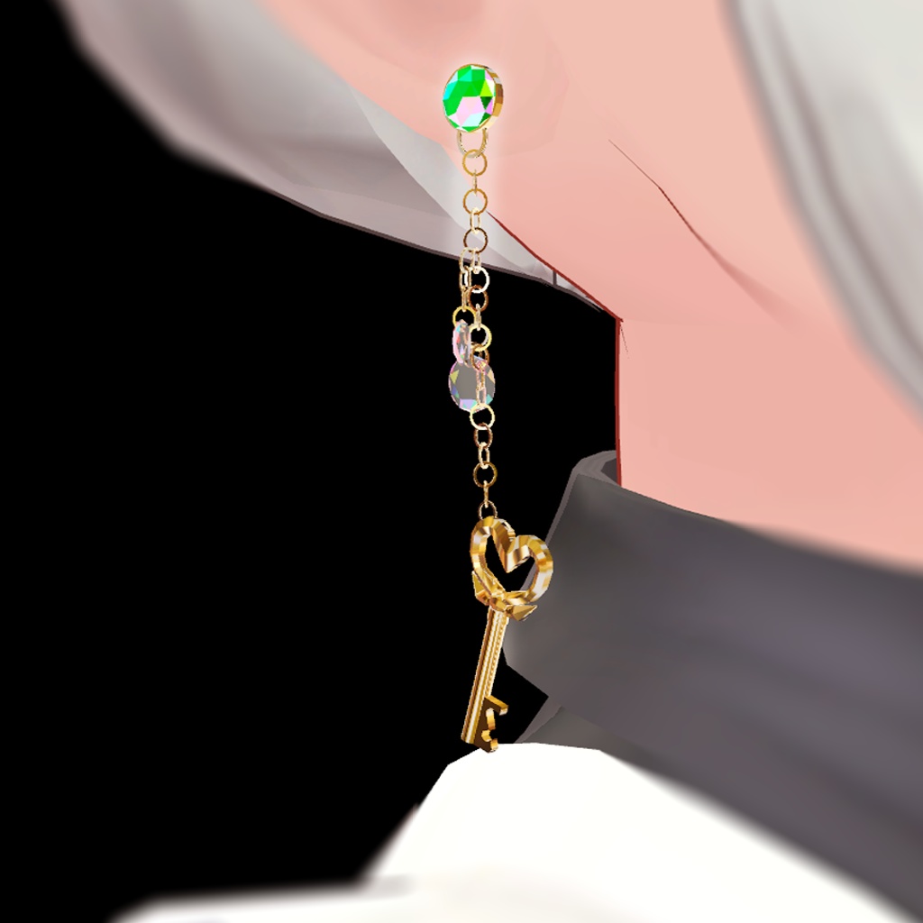 【PB対応】 VRChat用 アクセサリー イヤリング