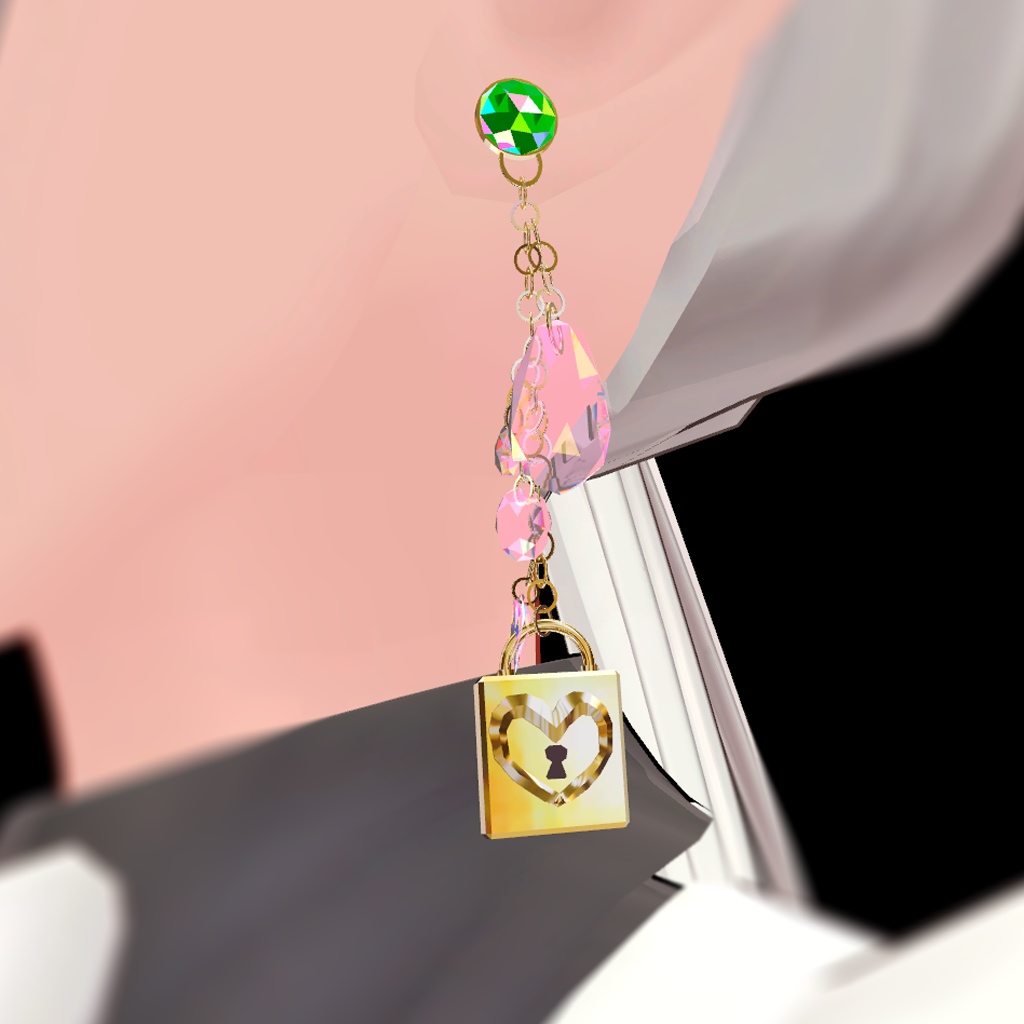 【PB対応】 VRChat用 アクセサリー イヤリング