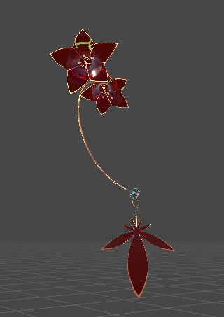 VRChat用 アクセサリー イヤリング Selestia セレスティア