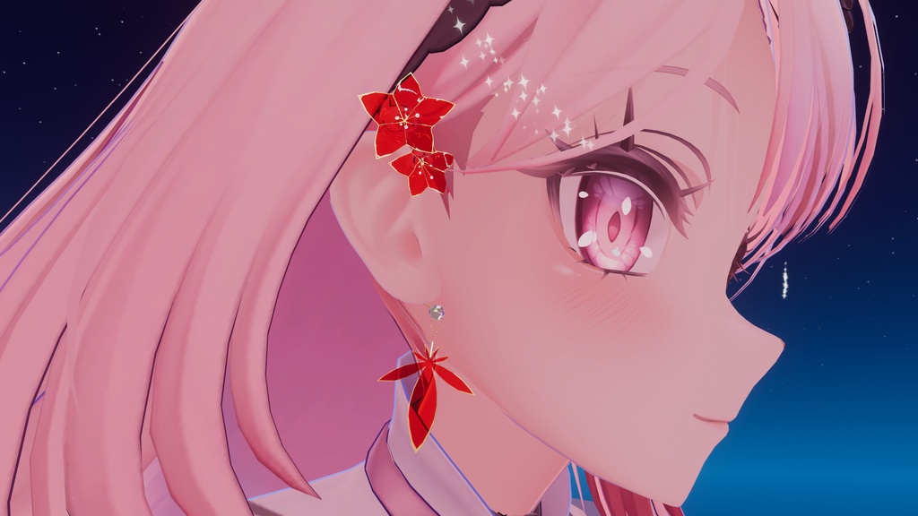 VRChat用 アクセサリー イヤリング Selestia セレスティア