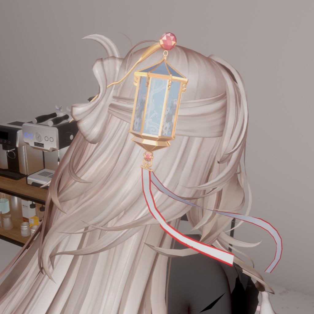 【PB対応】 VRChat用 Lamp アクセサリー イヤリング