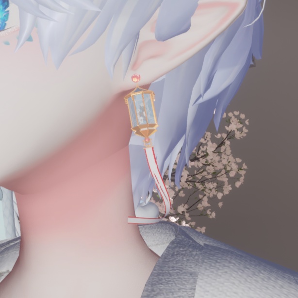 【PB対応】 VRChat用 Lamp アクセサリー イヤリング