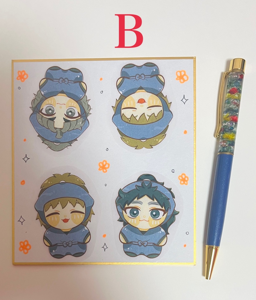 【RKRN】色紙+ボールペンセット