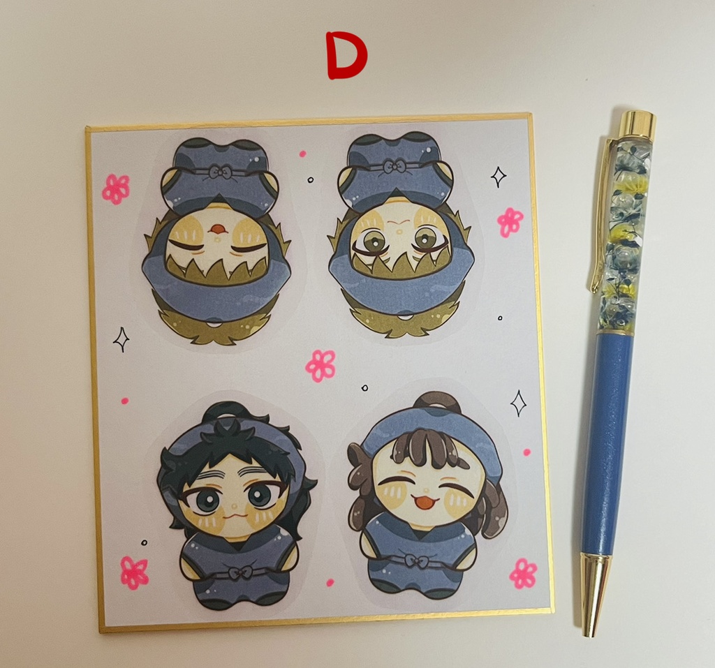 【RKRN】色紙+ボールペンセット3