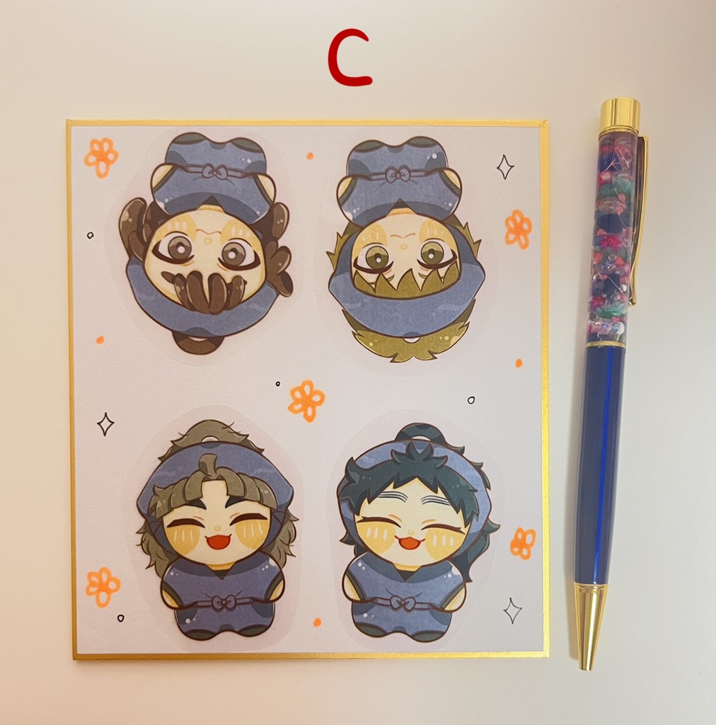 【RKRN】色紙+ボールペンセット3