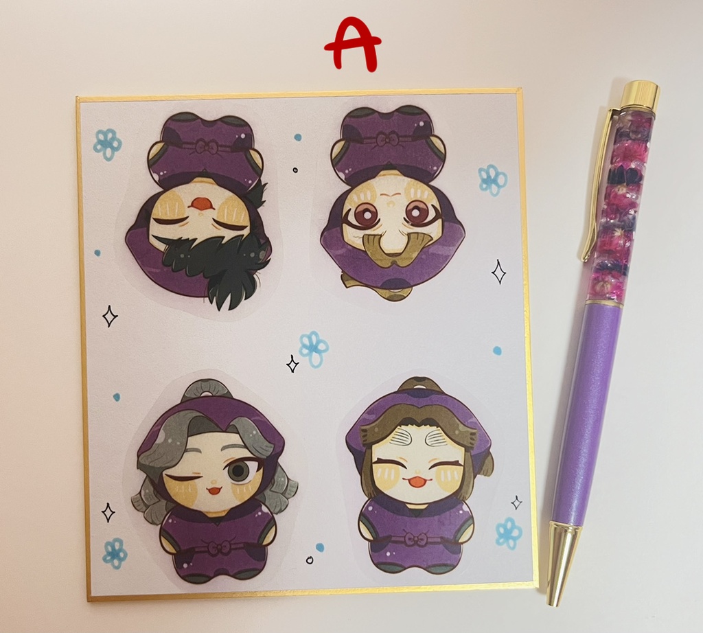 【RKRN】色紙+ボールペンセット3