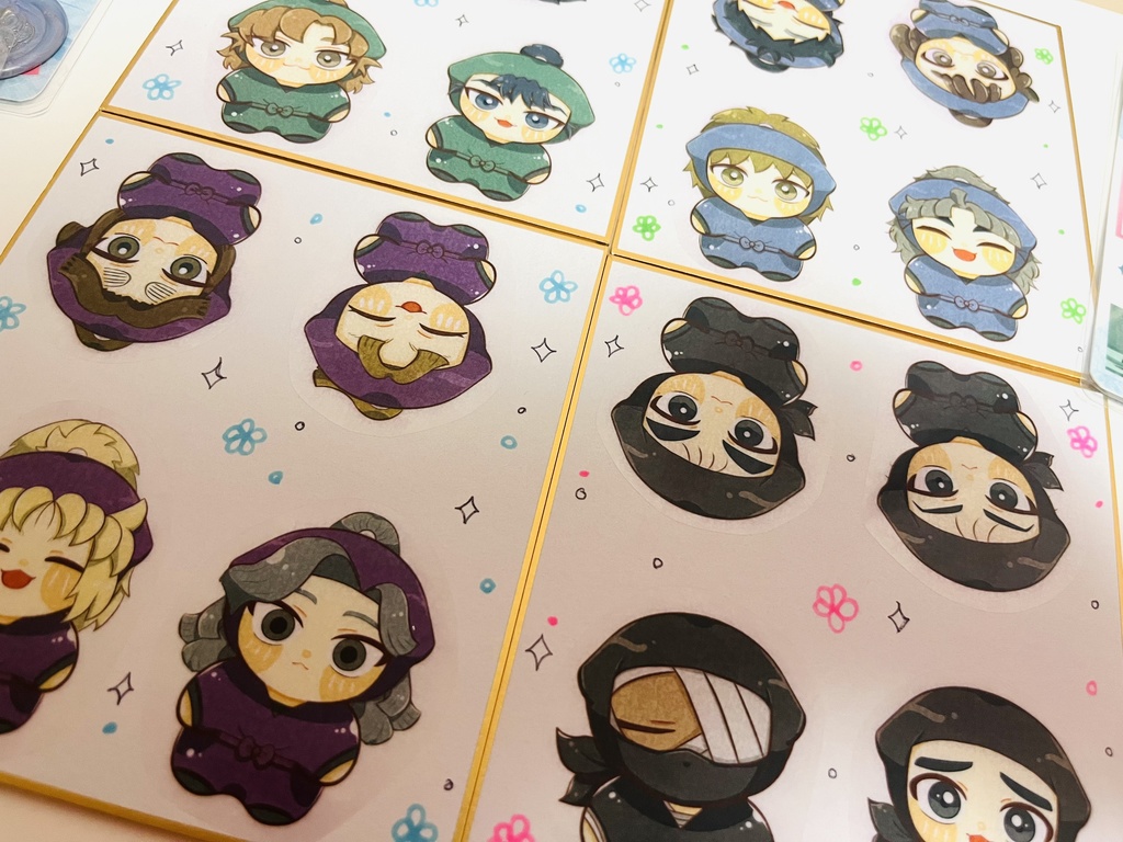 【RKRN】色紙+栞セット