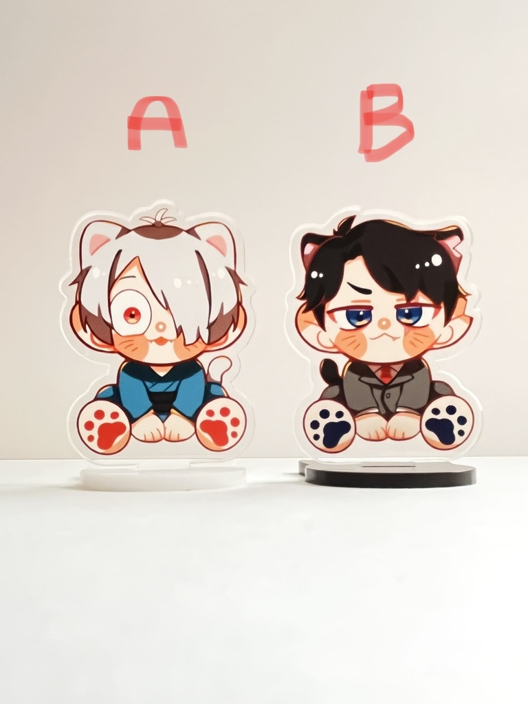 【ゲ謎】アクリルフィギュア猫