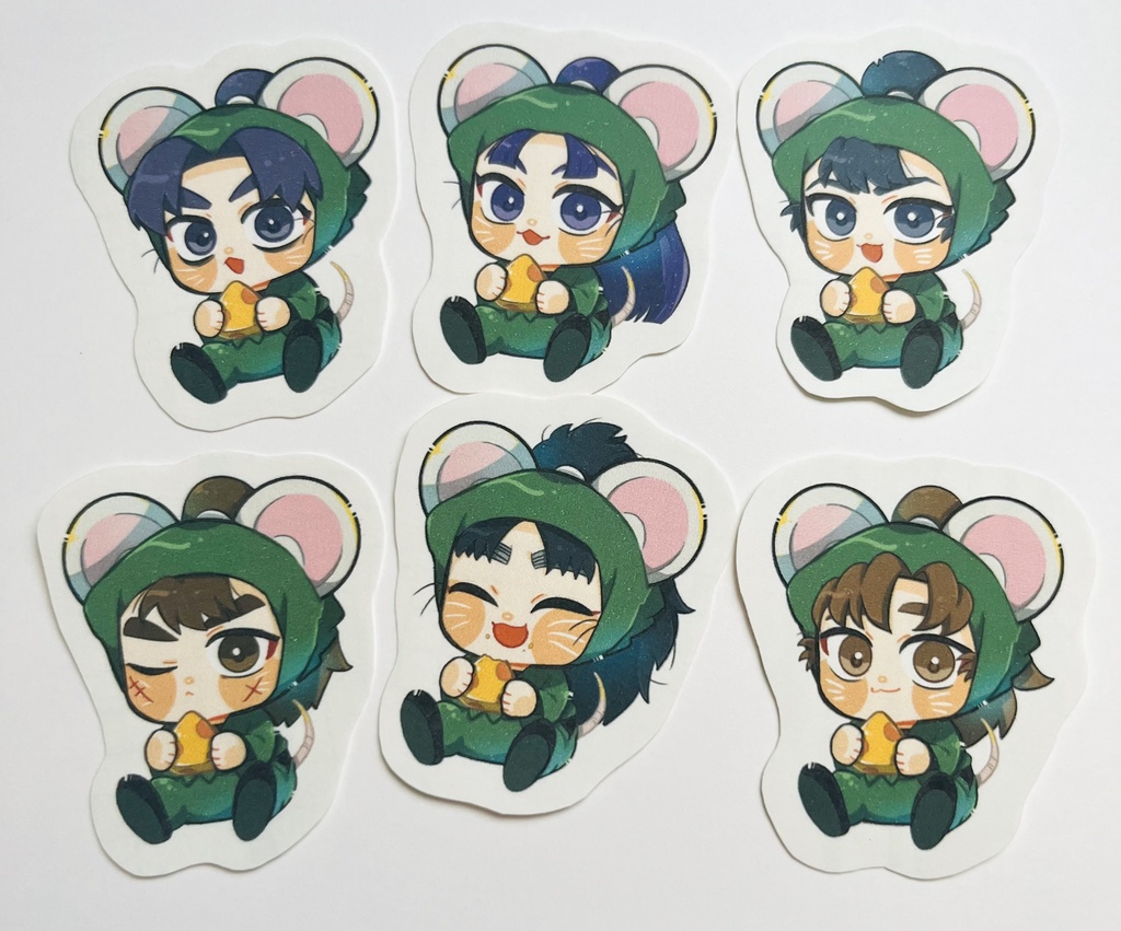 【RKRN】ねずみ六年生シールセット