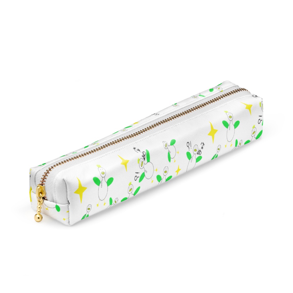 カモかも?ペンケース白