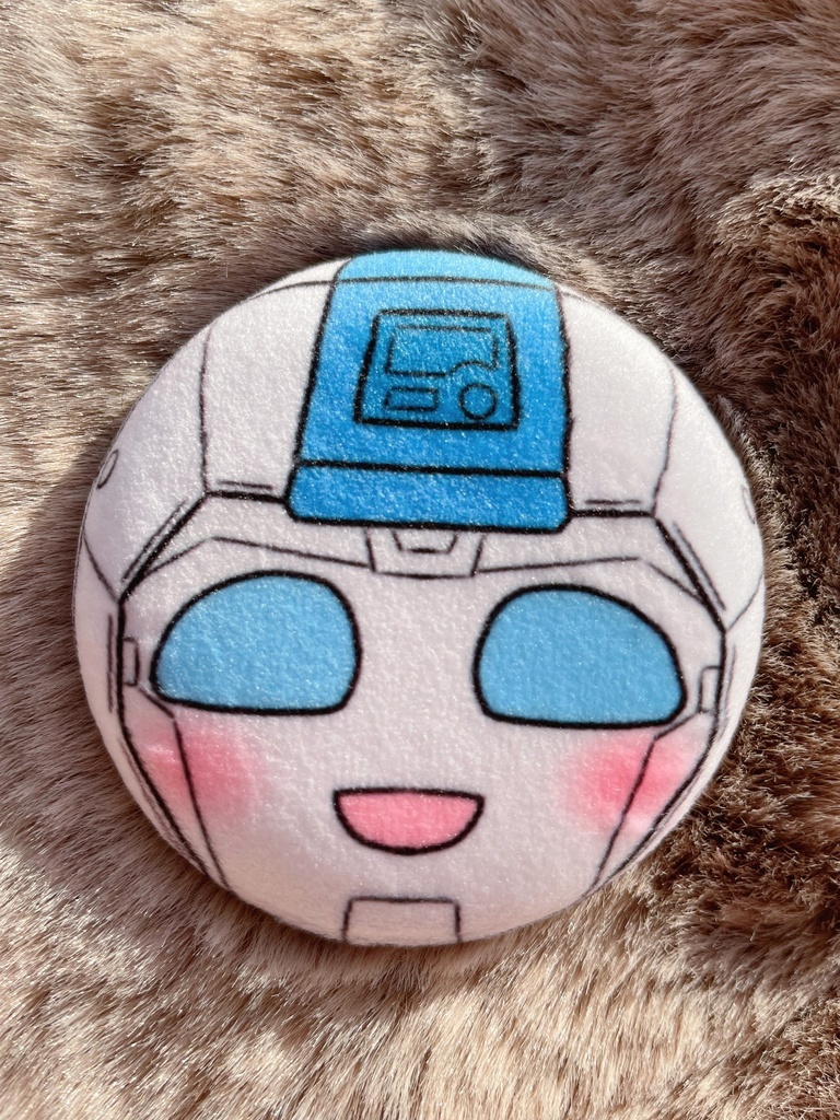 スカファふわふわ缶バッジ