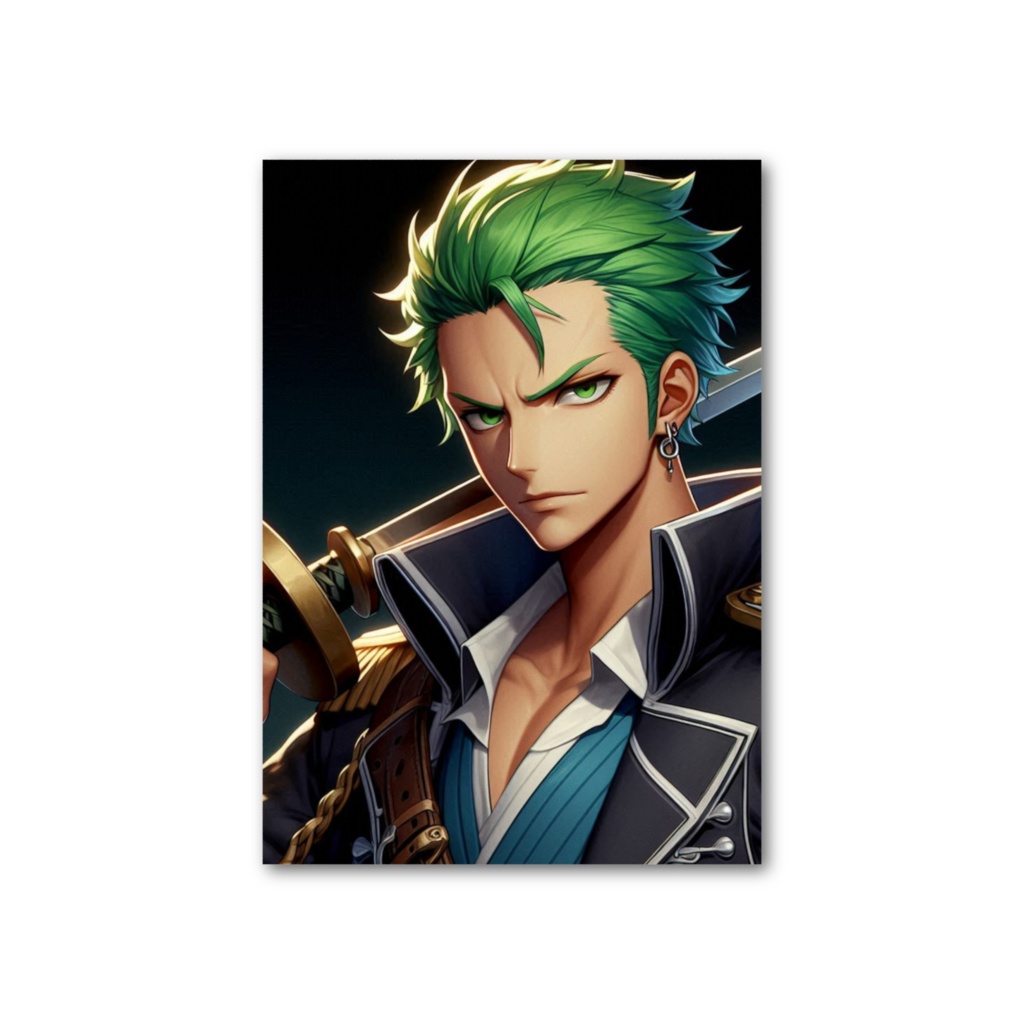 ワンピース　ゾロ風　フォトカード