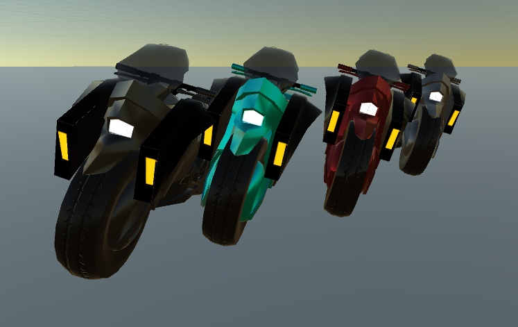 【乗り物】近未来風バイク