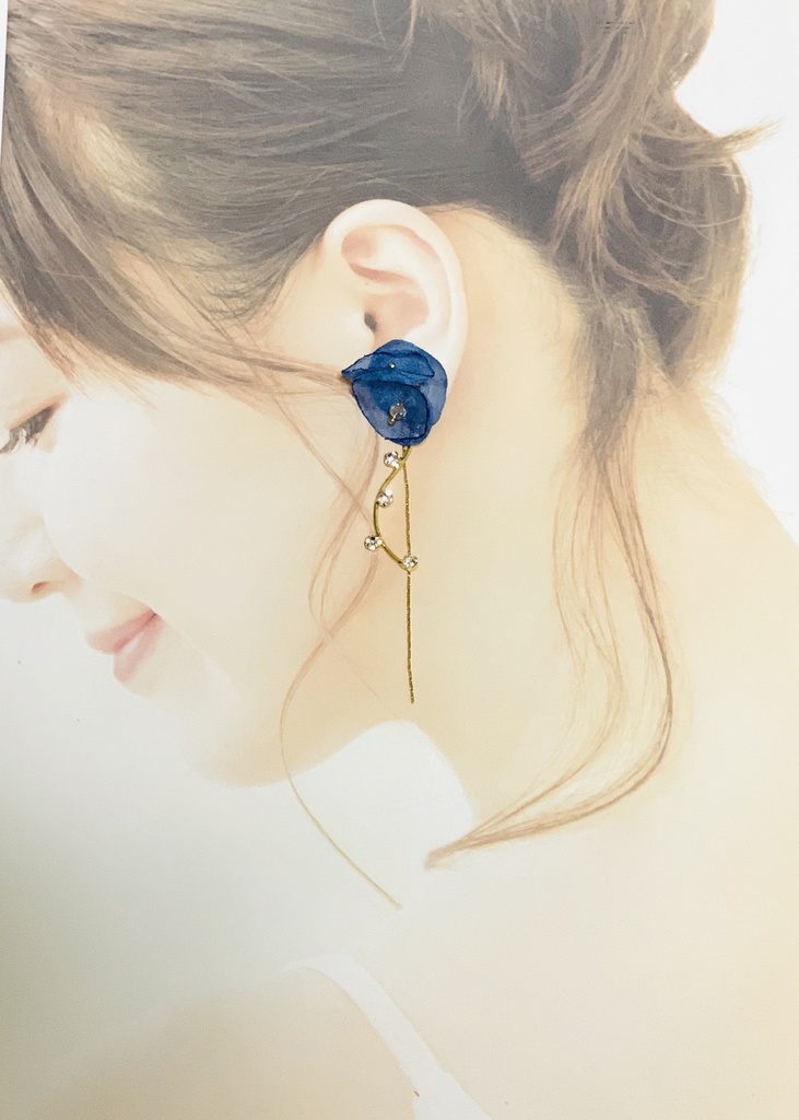【忍たま/nntm】五・六年イメージ chiffonflower&bijou*ピアス/イヤリング