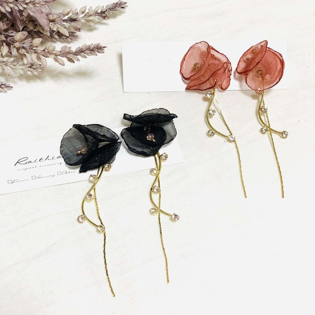 chiffonflower&bijou*ピアス/イヤリング