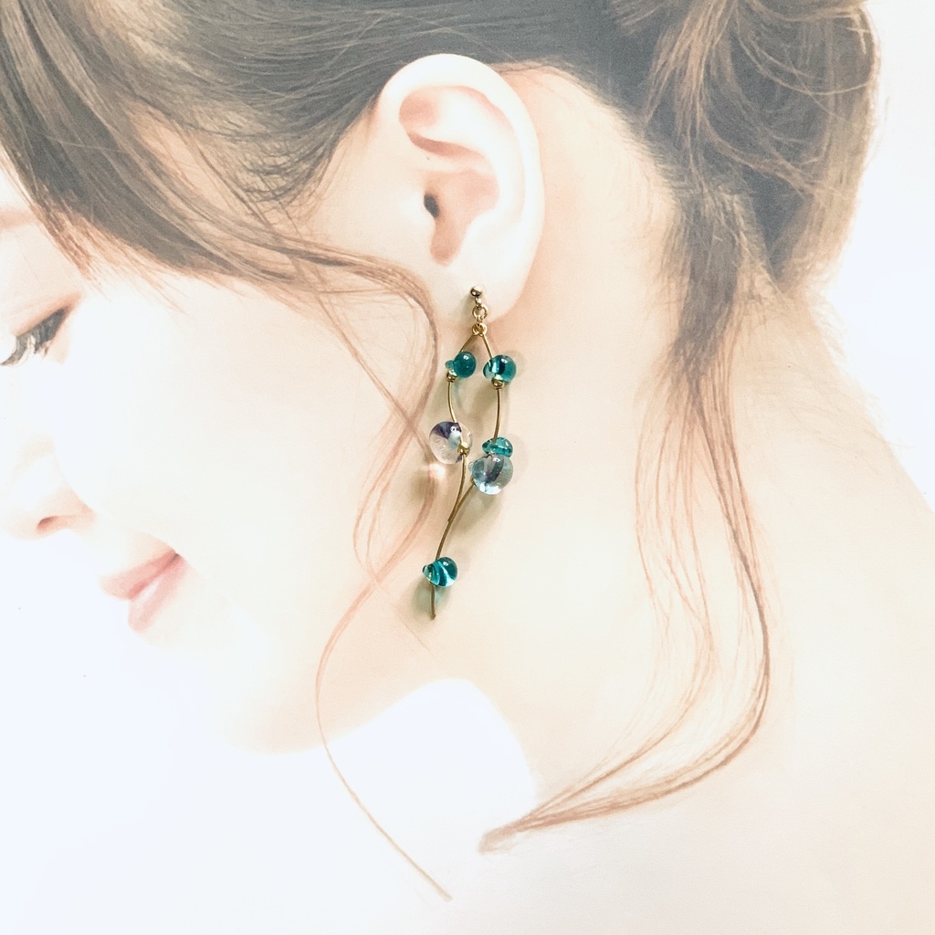 再販【ツイステ/twst】オクタヴィネル寮イメージピアス/イヤリング