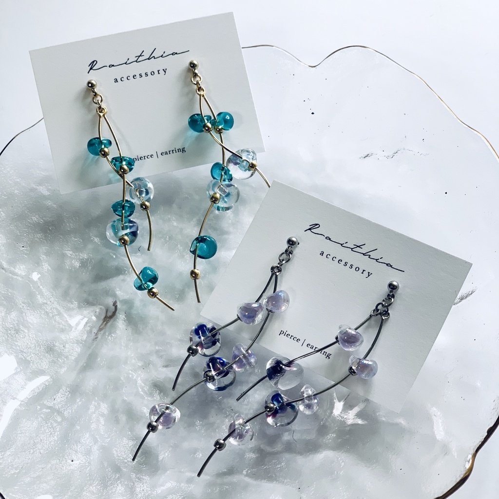 再販【ツイステ/twst】オクタヴィネル寮イメージピアス/イヤリング