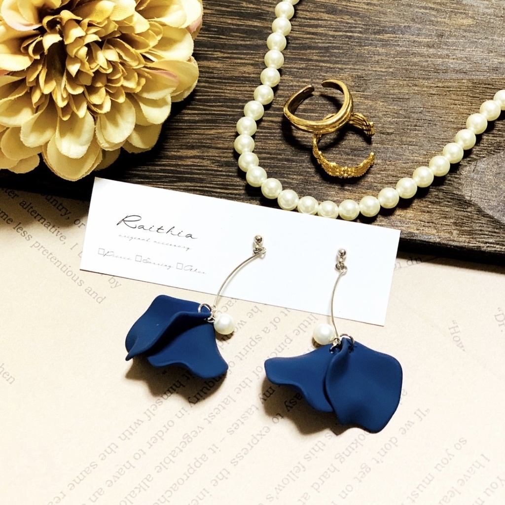 【忍たま/nntm】フラワーペタルピアス/イヤリング《1年生,先生,ドクタケ》