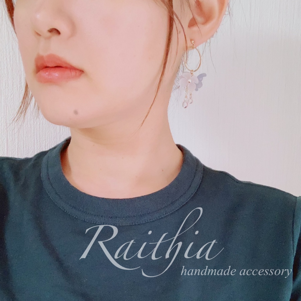 【nntm】【四五六】お花としずくのピアス/イヤリング【忍たま】