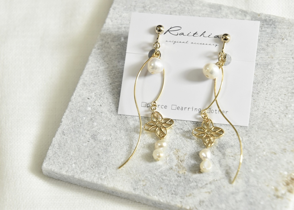 【nntm】手裏剣イメージピアス/イヤリング