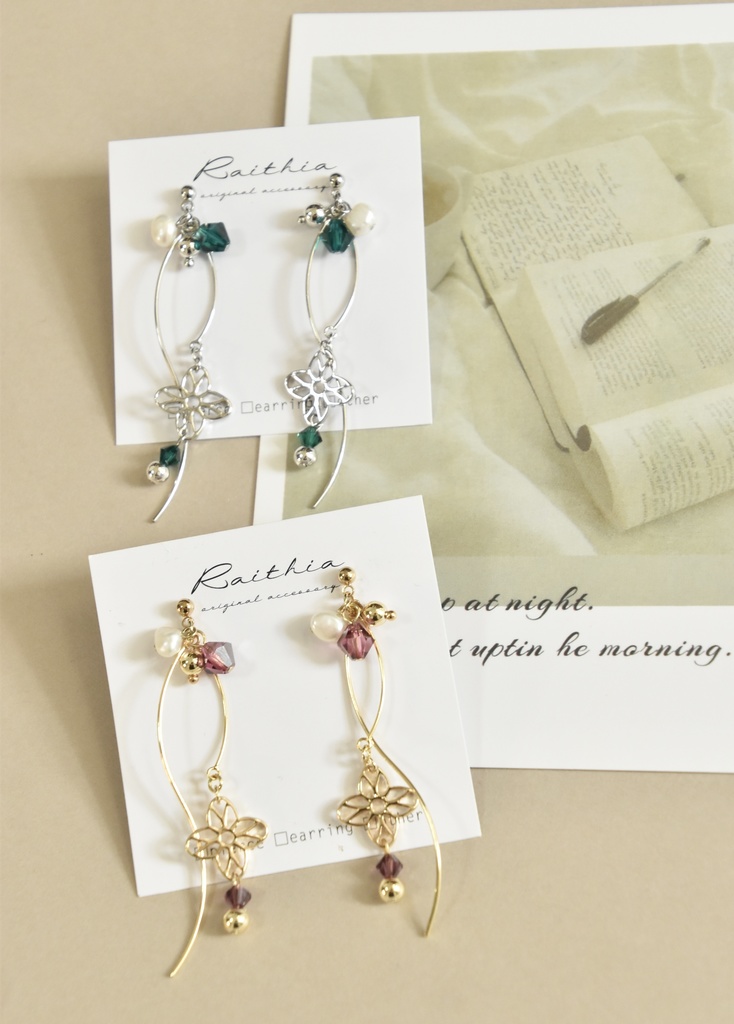 【nntm/四年生五年生六年生】手裏剣イメージピアス/イヤリング【忍たま上級生】