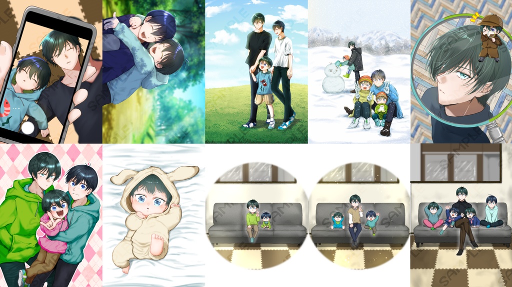 4/10(金)22時~受付開始【新刊】こどもがいるrnis本(おまけ付)【3月29日発行】