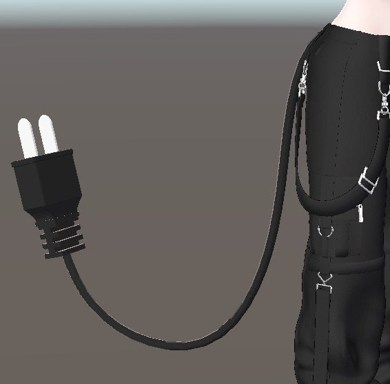 コンセント尻尾【真央-mao-対応/無料】