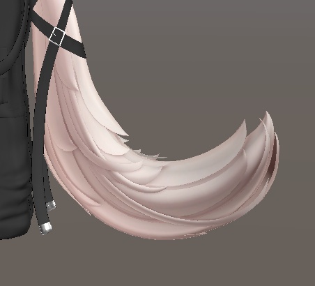 真央尻尾テクスチャグラデーション【真央-mao-対応/無料】